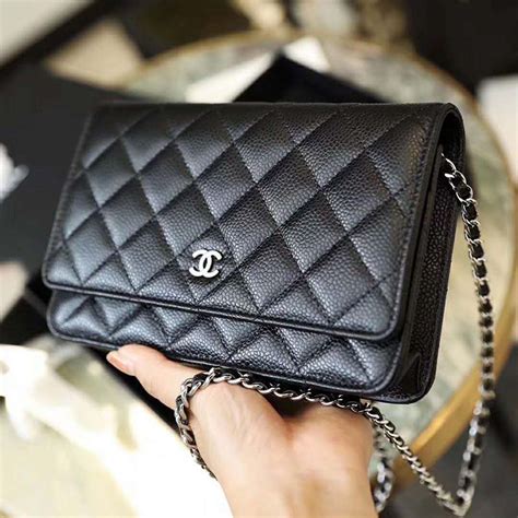 wallet on chain chanel lambskin|Chanel wallet on chain classic.